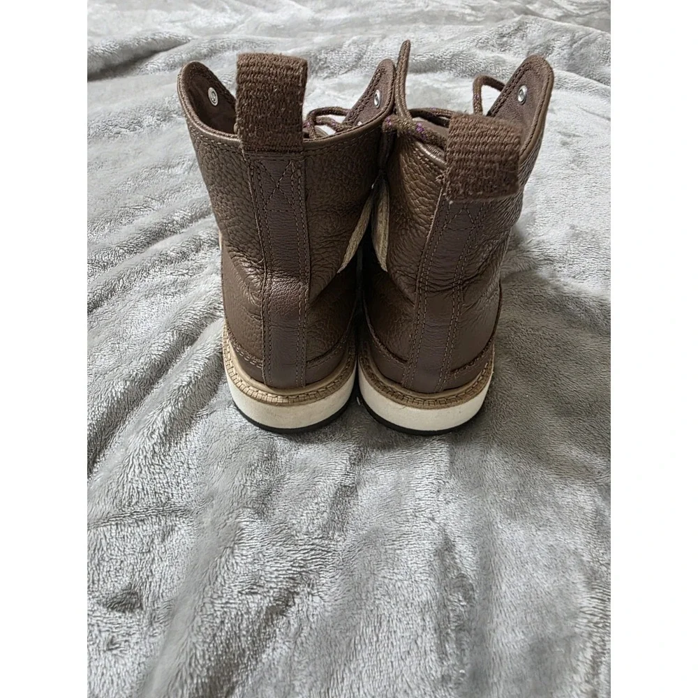 Converse 162354C Chuck Taylor All Star Crafted Leather Boots Men's 6 Brown Tan
